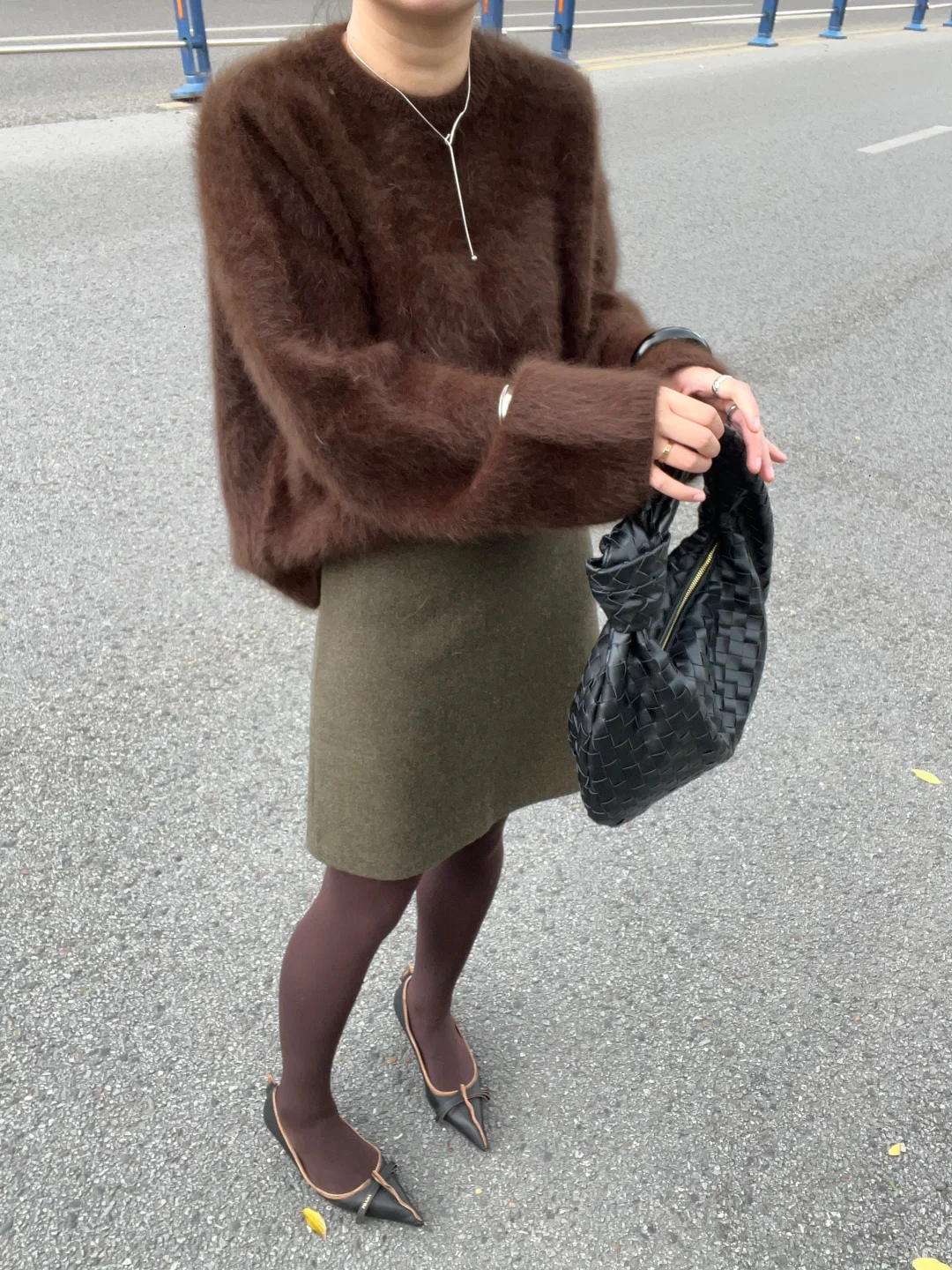 今天是复古时髦感穿搭～