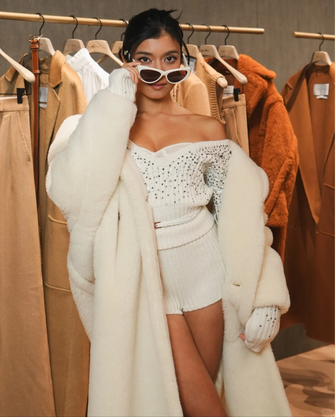 Tsubasa Honda 雪绒系辣妹风