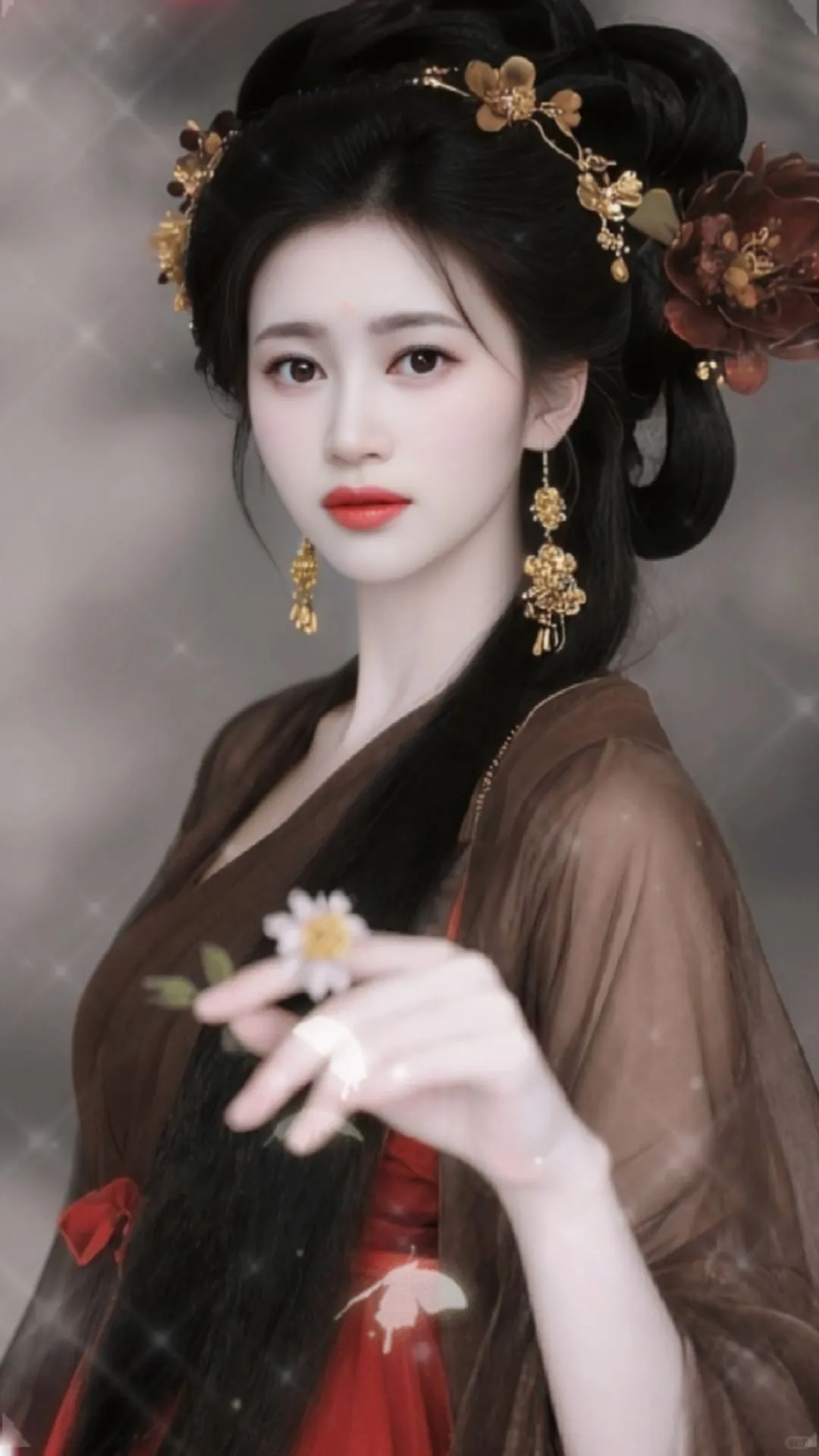 清冷的女生，抖音眨眼融合