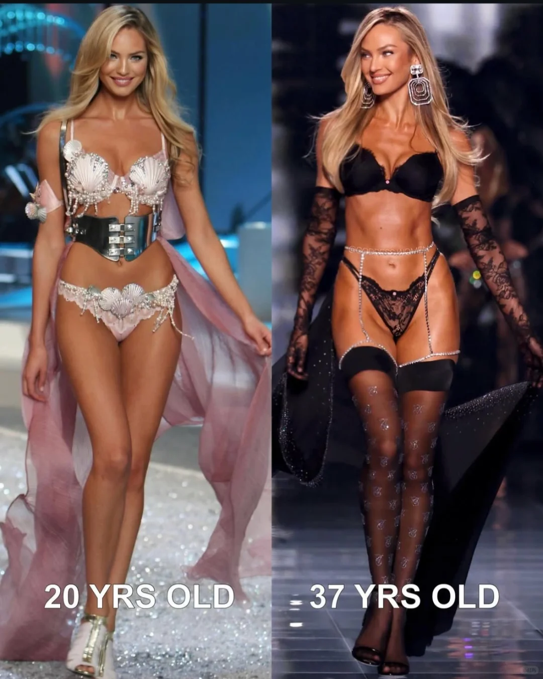 太自律了👍维密们的今时昔日