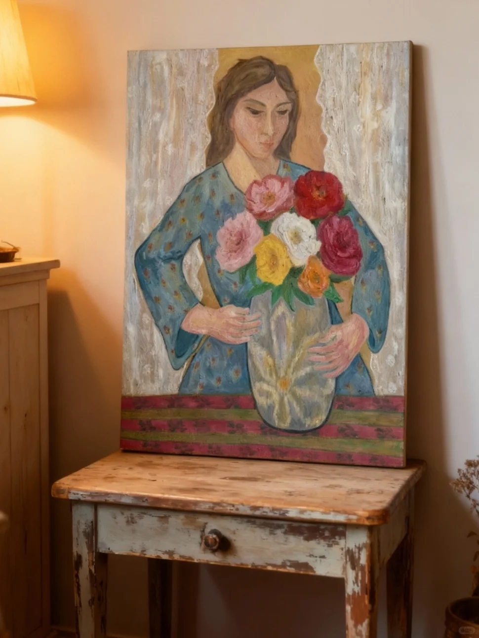 你就是画中人《插花的女人》