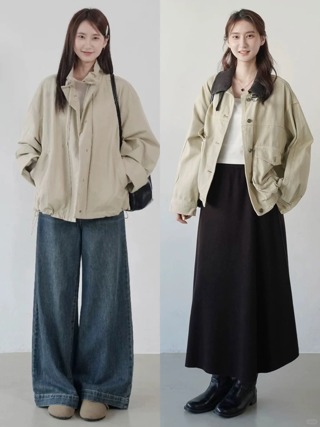 秋日穿搭抄作业！韩系慵懒叠穿起床少纠结