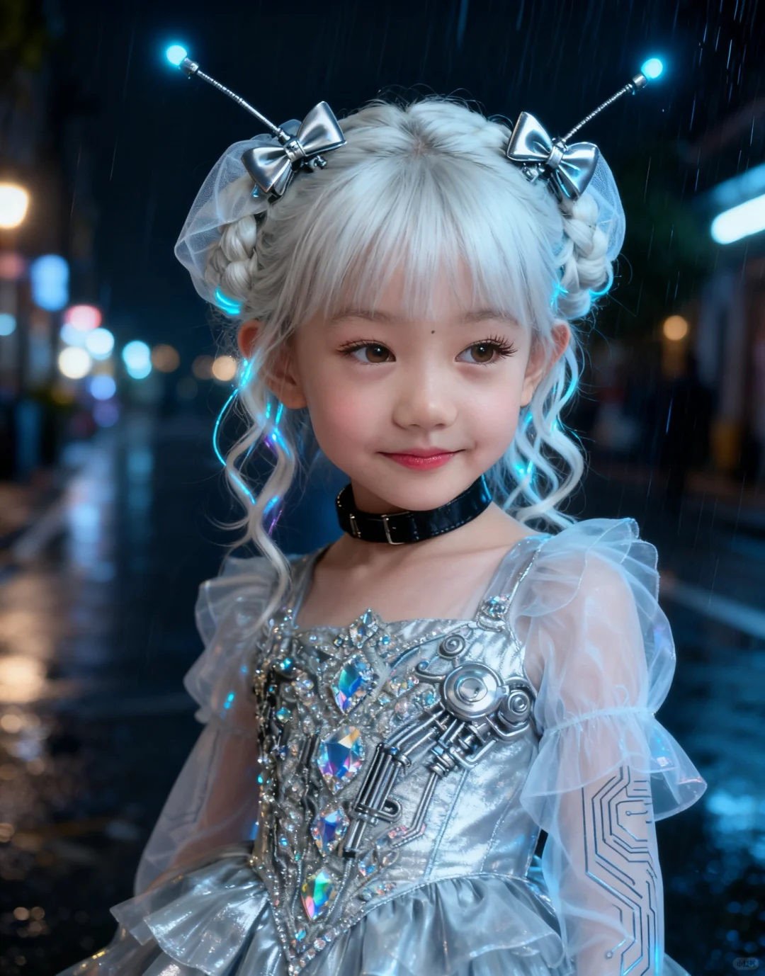 第五套:银发数字甜心(全身翅膀版)