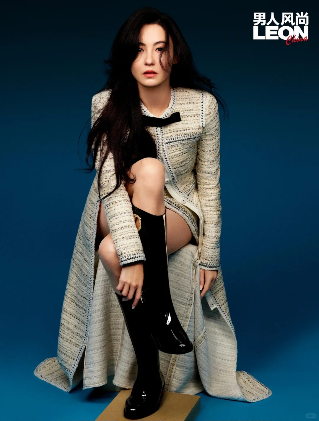 张柏芝御姐时尚写真，肉丝的诱惑