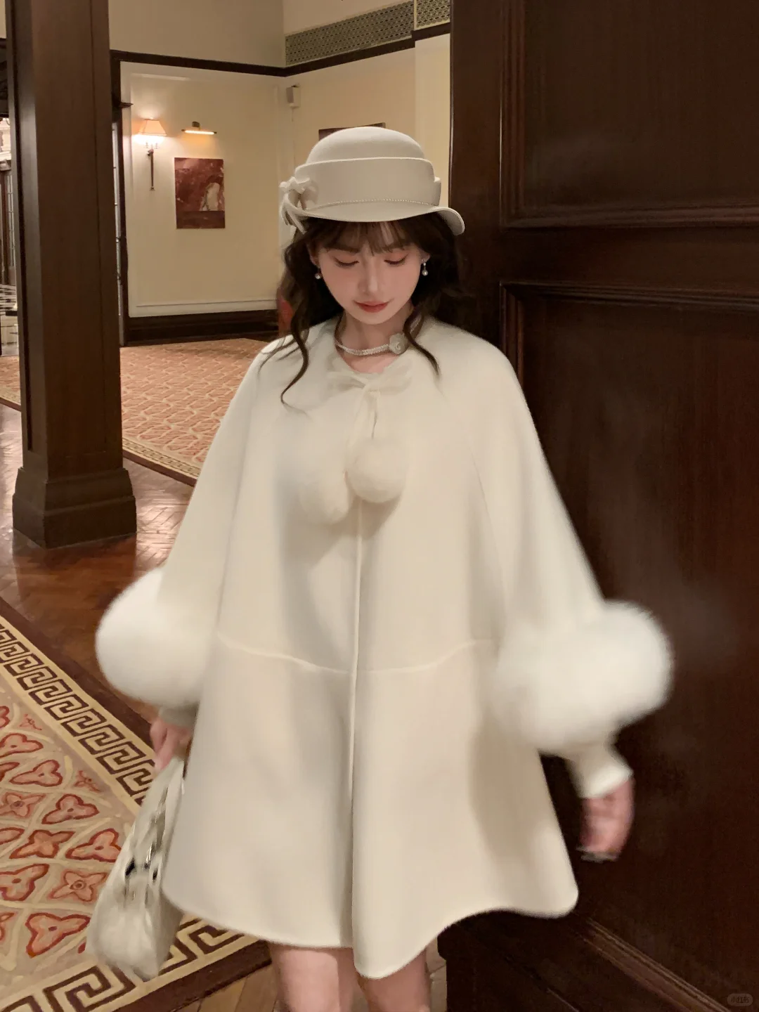 🎥好像从老电影走出来的千金风大衣！