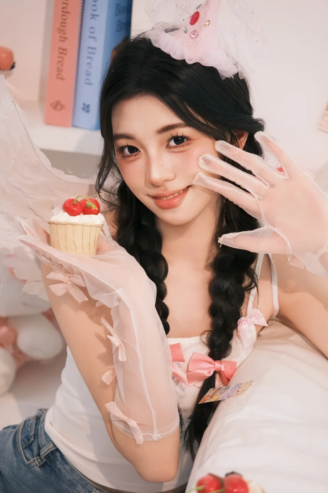 谁能拒绝这么甜的女生呢！⚡️