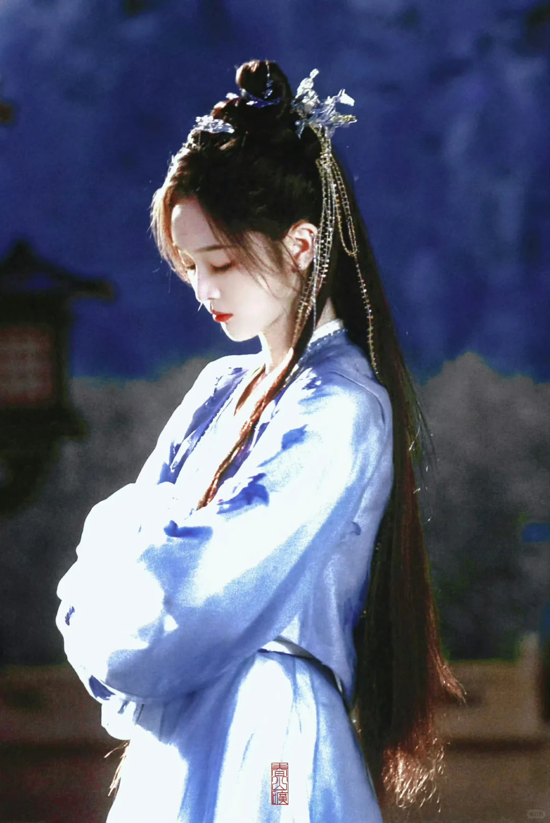 吴宣仪的古装造型和适配度比我想象中的好