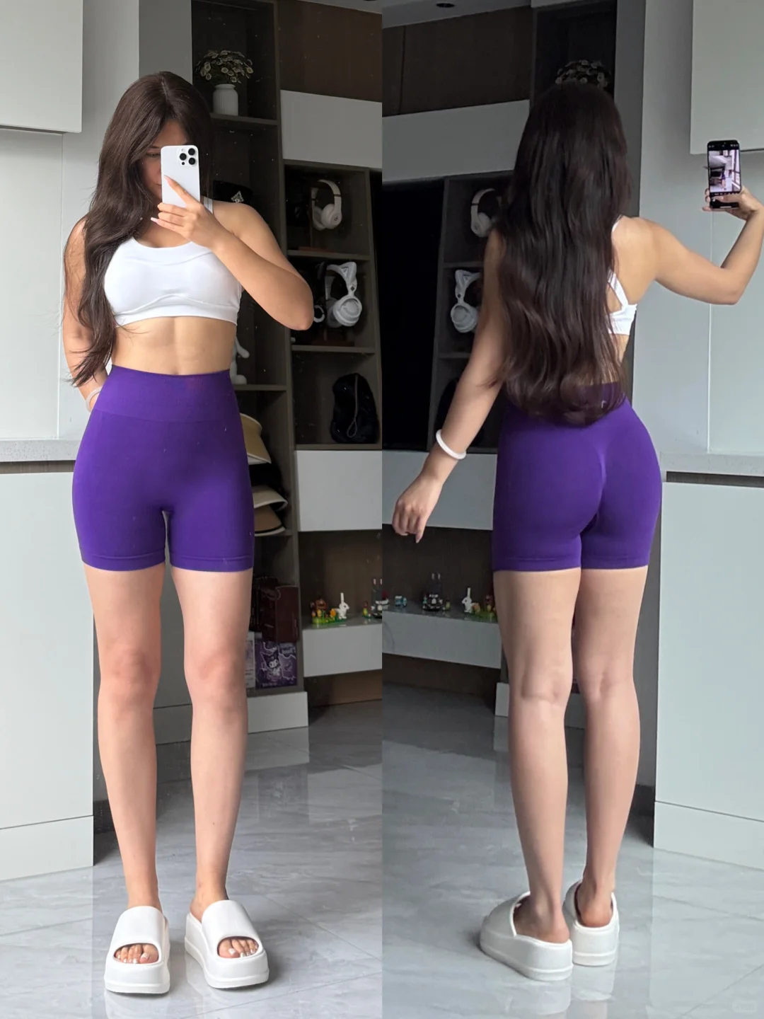 168/59 FRESOUGHT蜜桃裤/云朵裤上身试穿