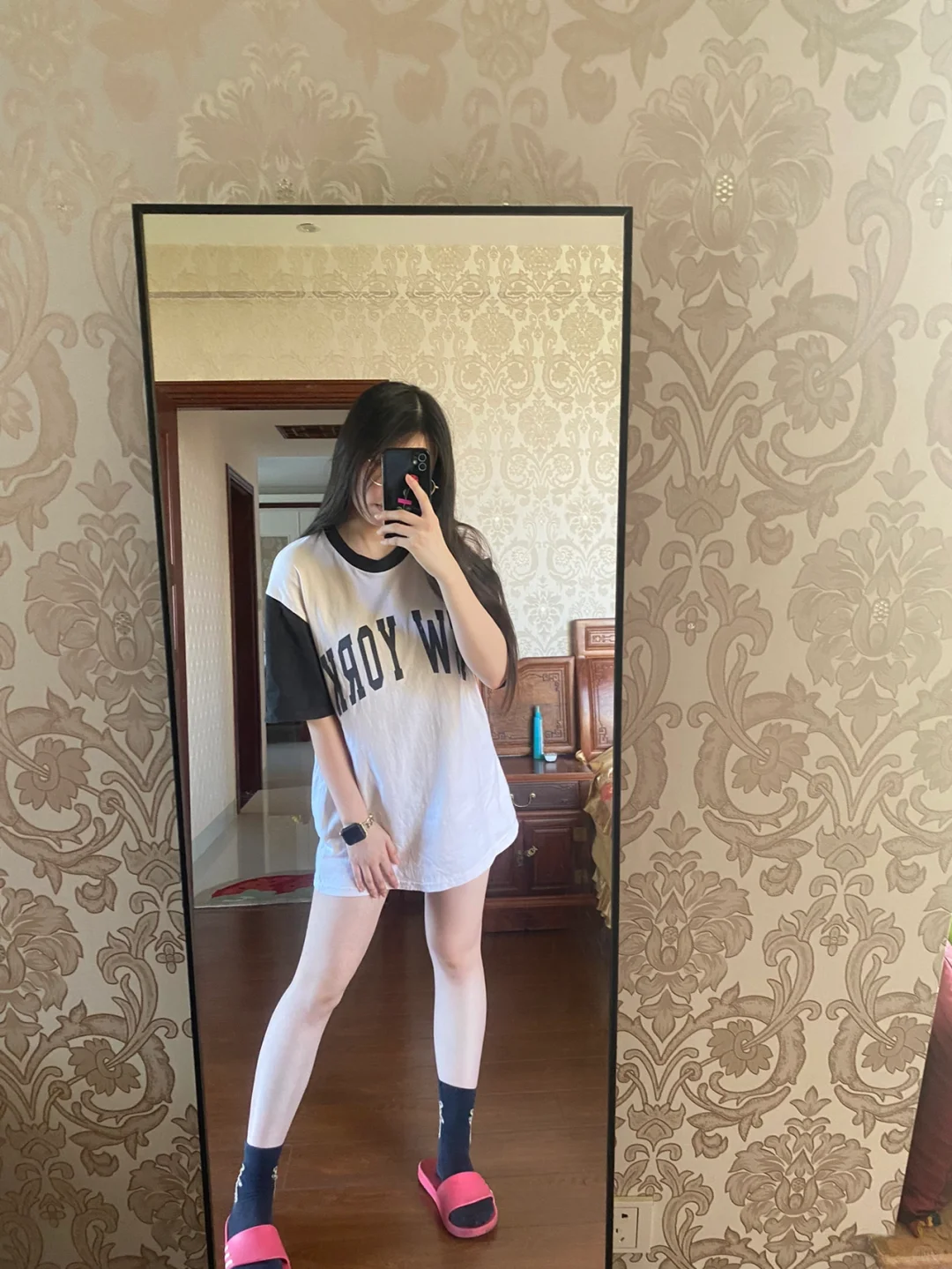 165 100 每天都觉得自己匀称的腿好美😛