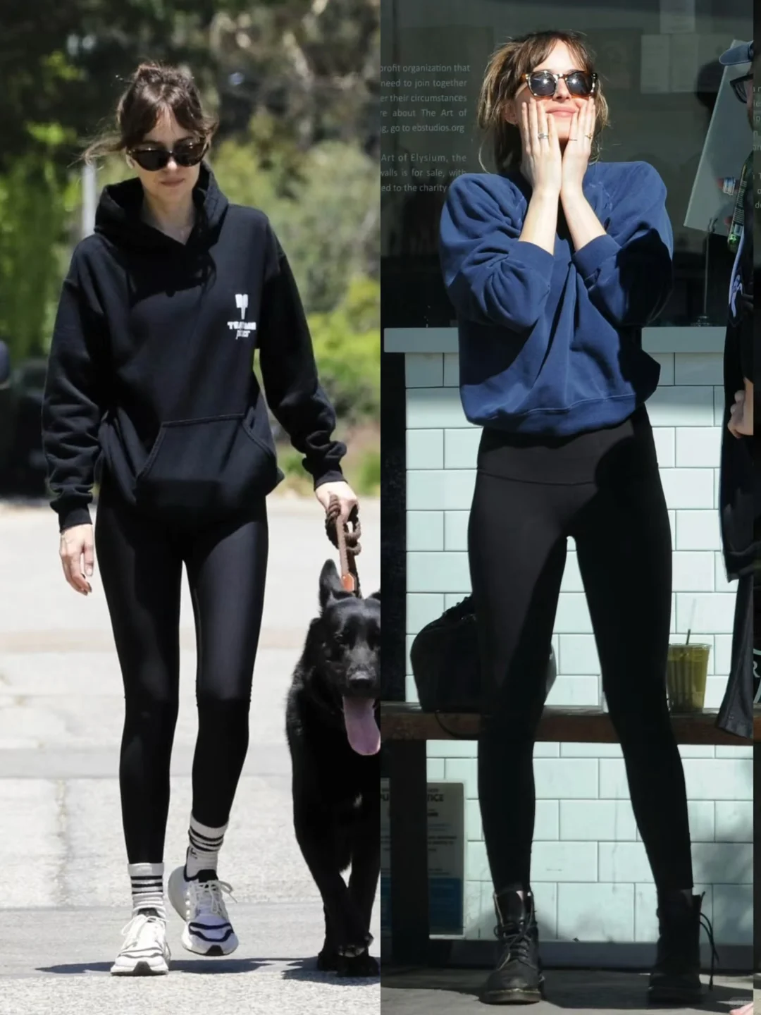 又到了穿瑜伽裤/鲨鱼裤的季节