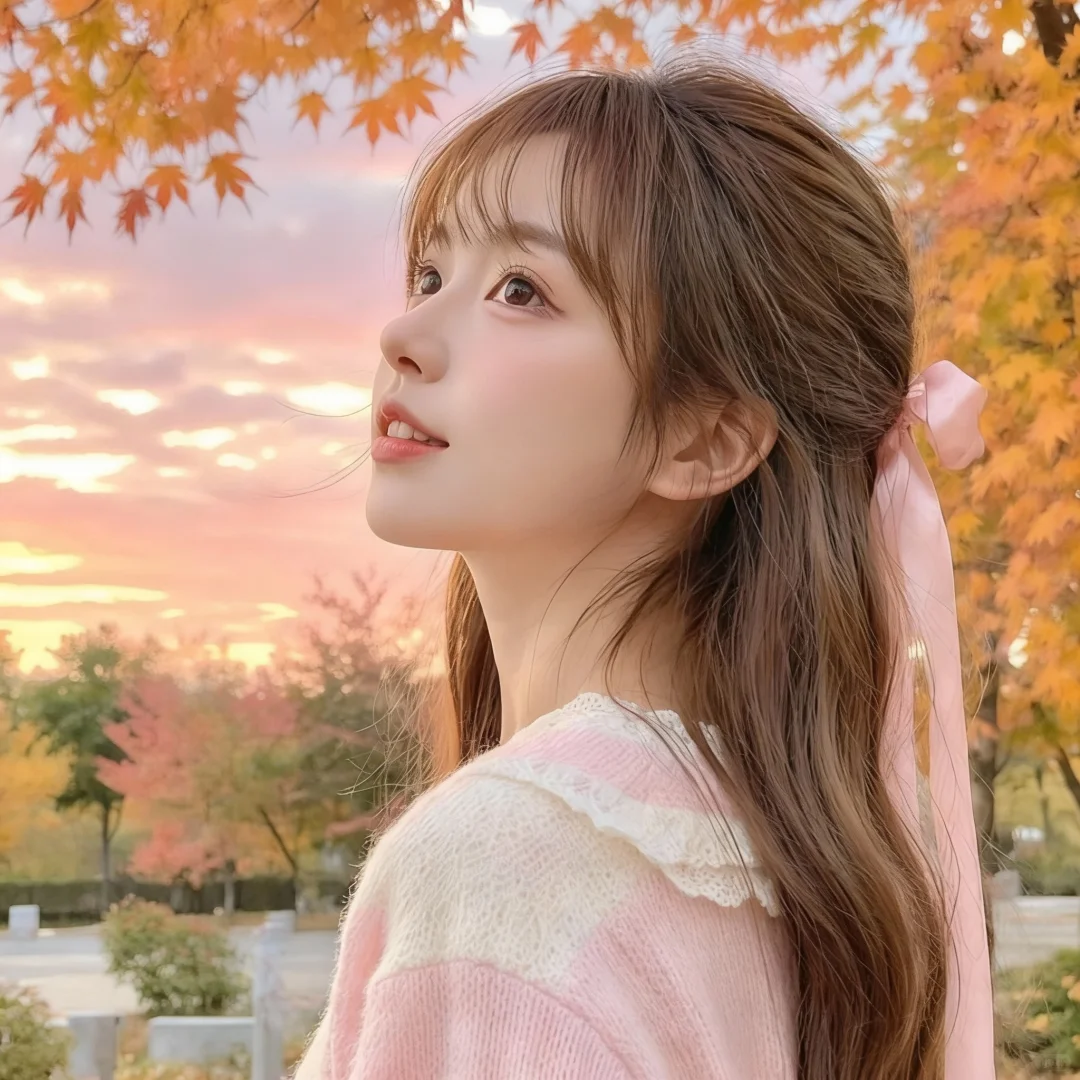 秋日粉色治愈系｜把温柔的秋意和笑意都藏进