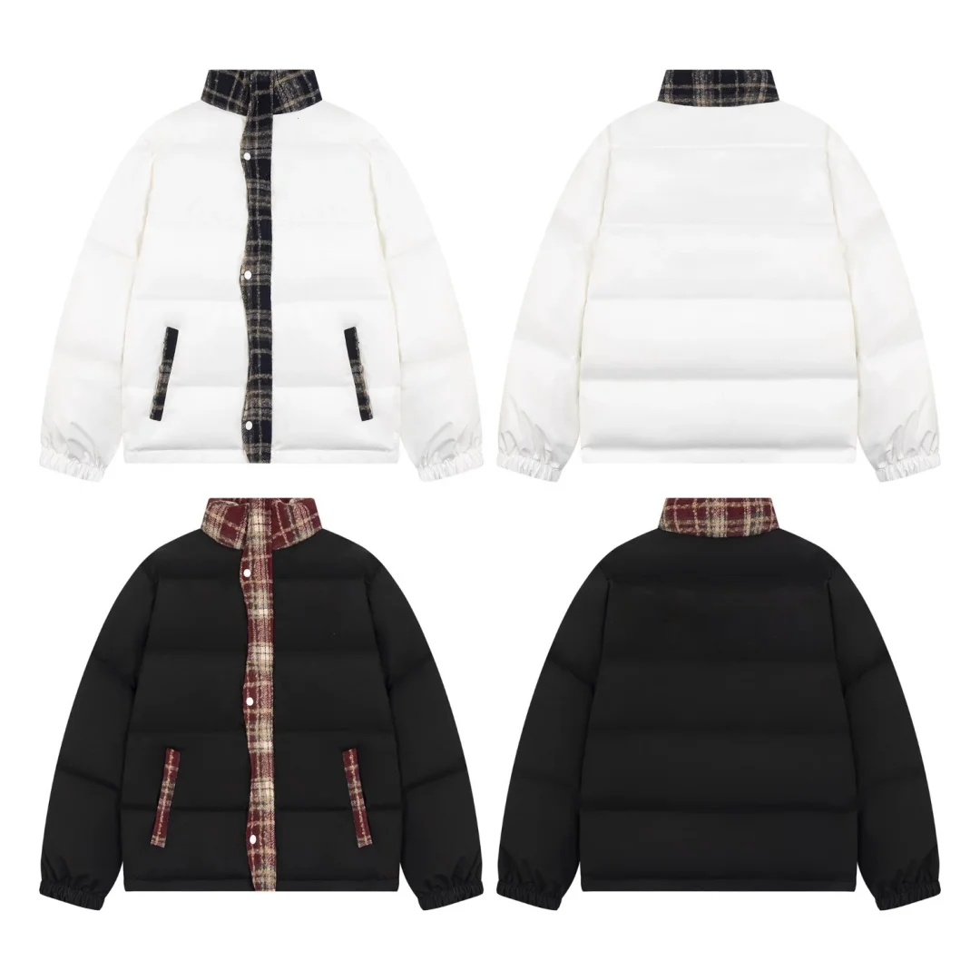 美式复古格子棉服，冬日氛围感拿捏