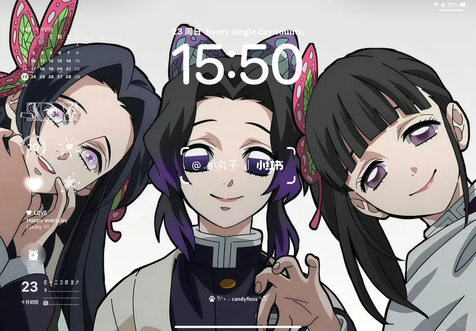 Share | 鬼灭iPad壁纸分享 11.23当刀光划破