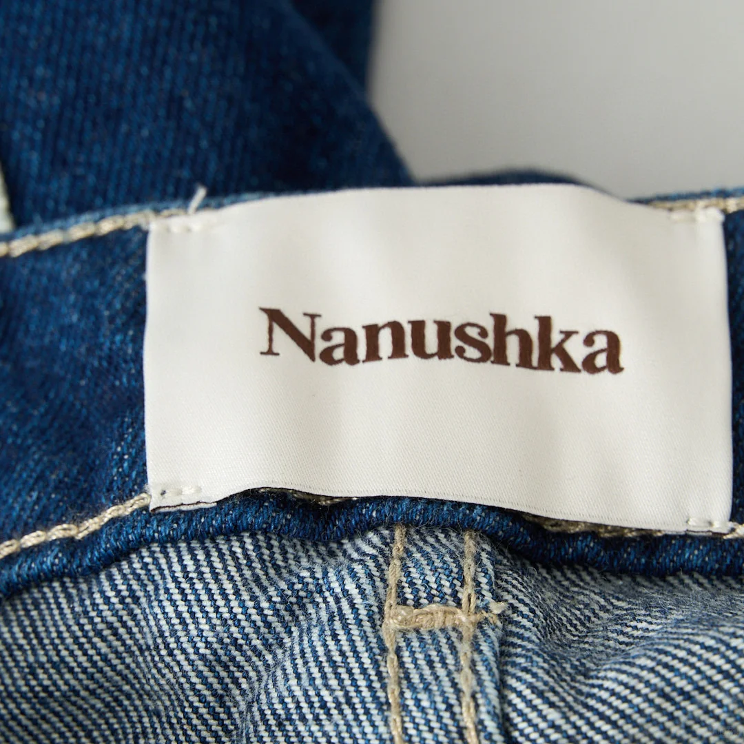 5️⃣9️⃣9️⃣Nanushka女士卷边直筒牛仔裤