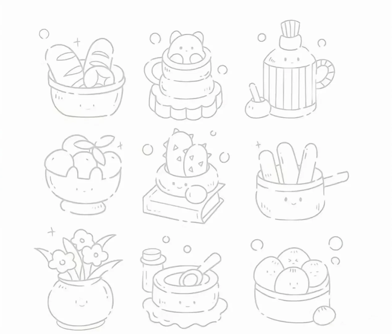 🎨 新手绘画福利！超实用线稿素材分享✨