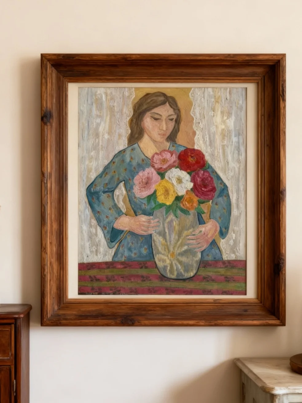 你就是画中人《插花的女人》