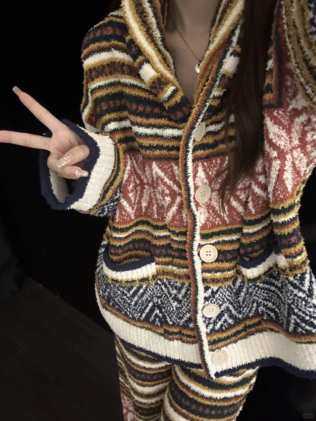 好有复古感的睡衣