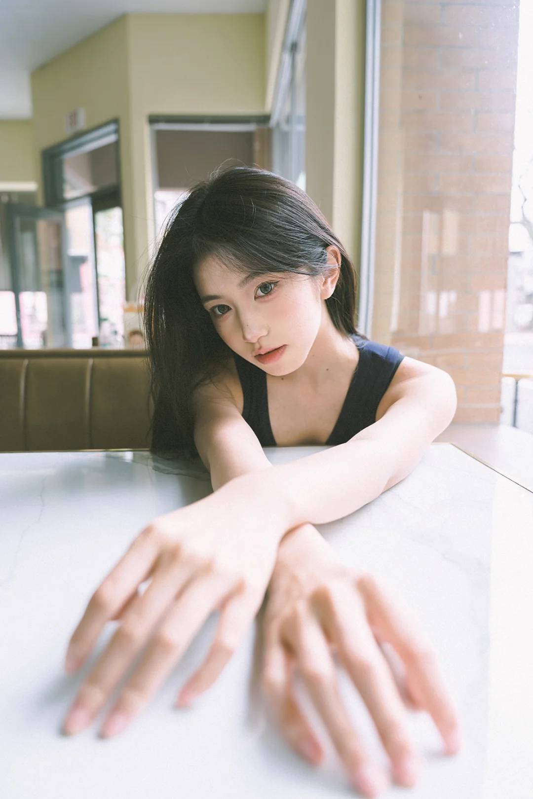 今天的她～咖啡厅拍摄📸