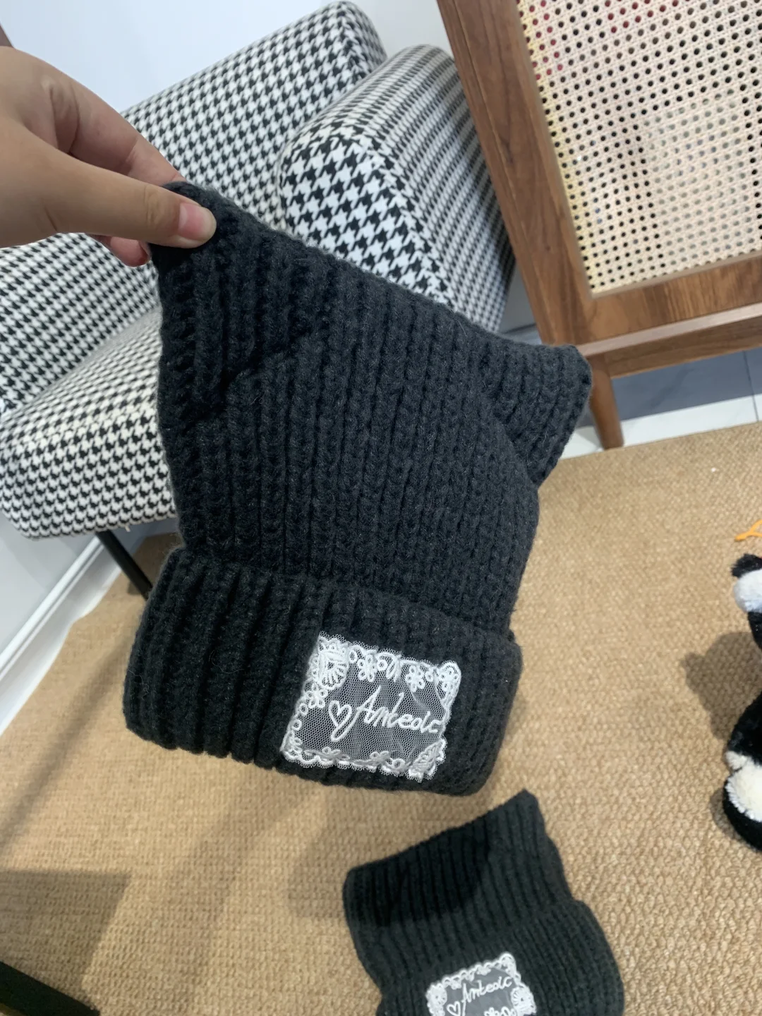 源200+Ano*蕾丝标针织帽来啦～45✅