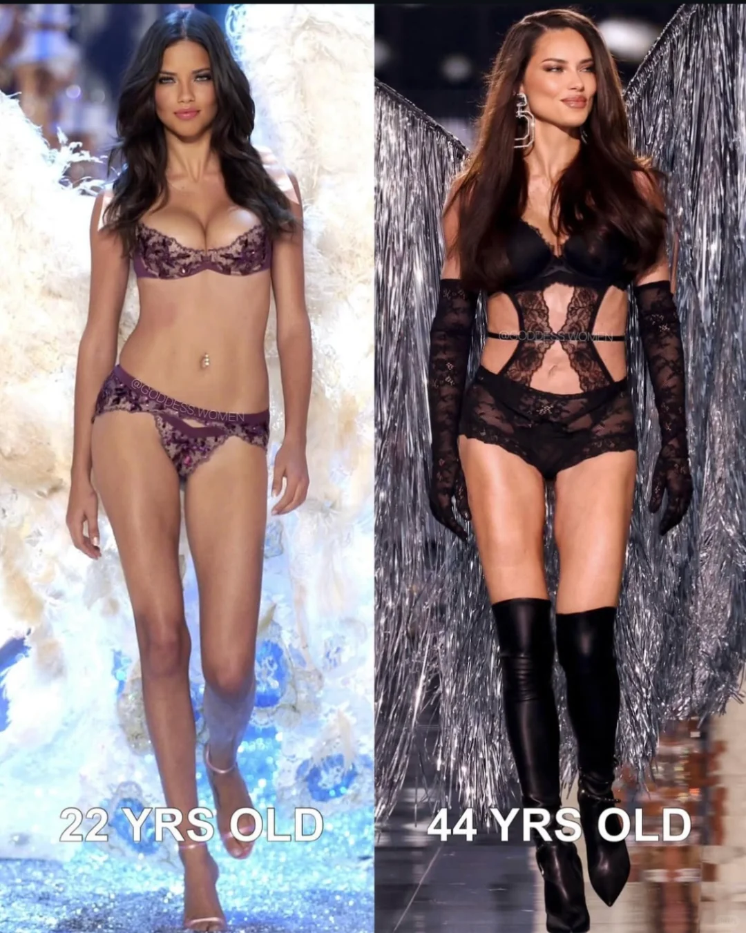 太自律了👍维密们的今时昔日