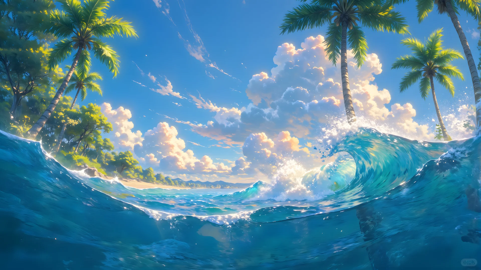 电脑壁纸 029-山野日出