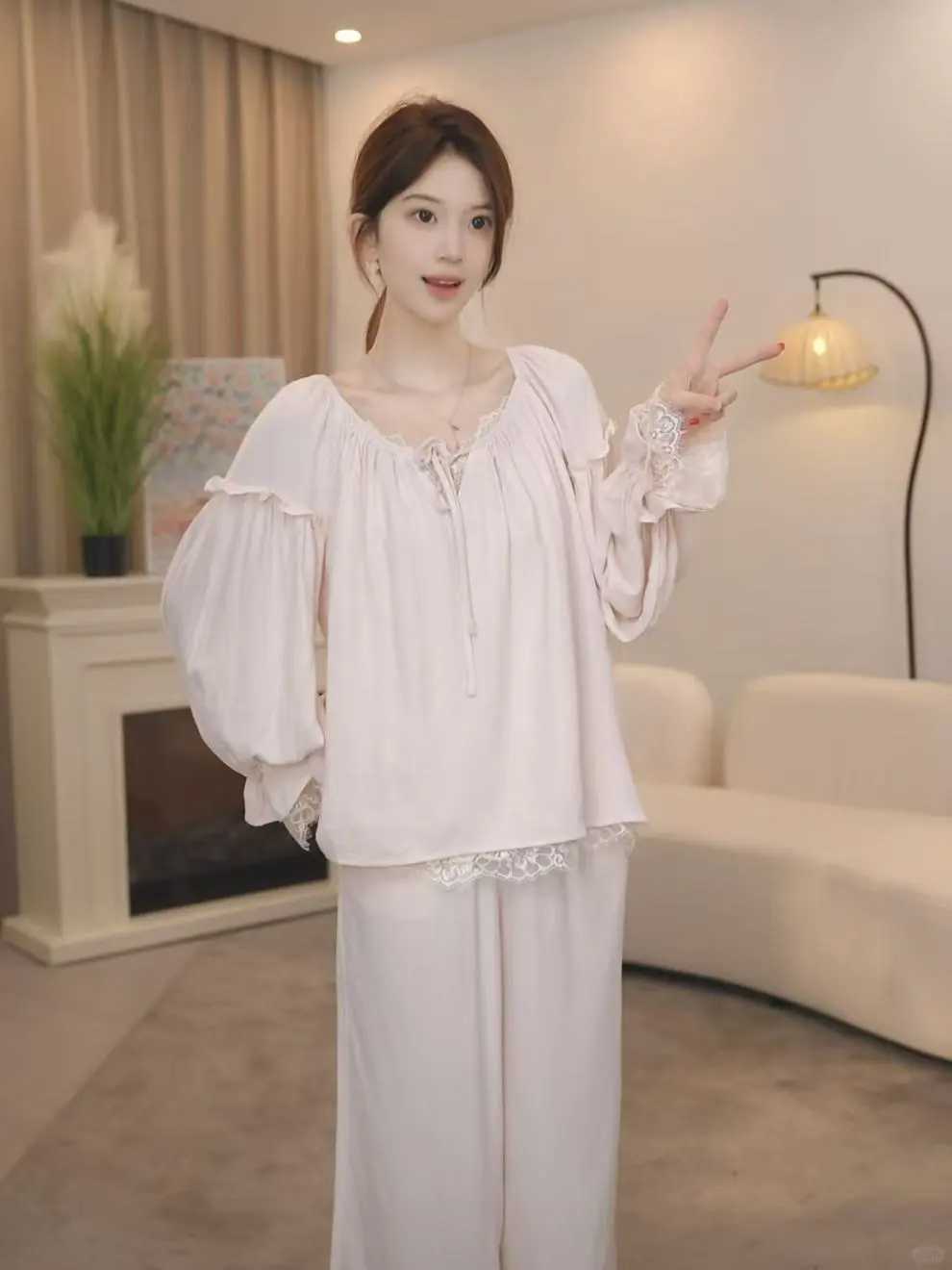 🌸春日甜妹必备！韩系显白睡衣来啦~