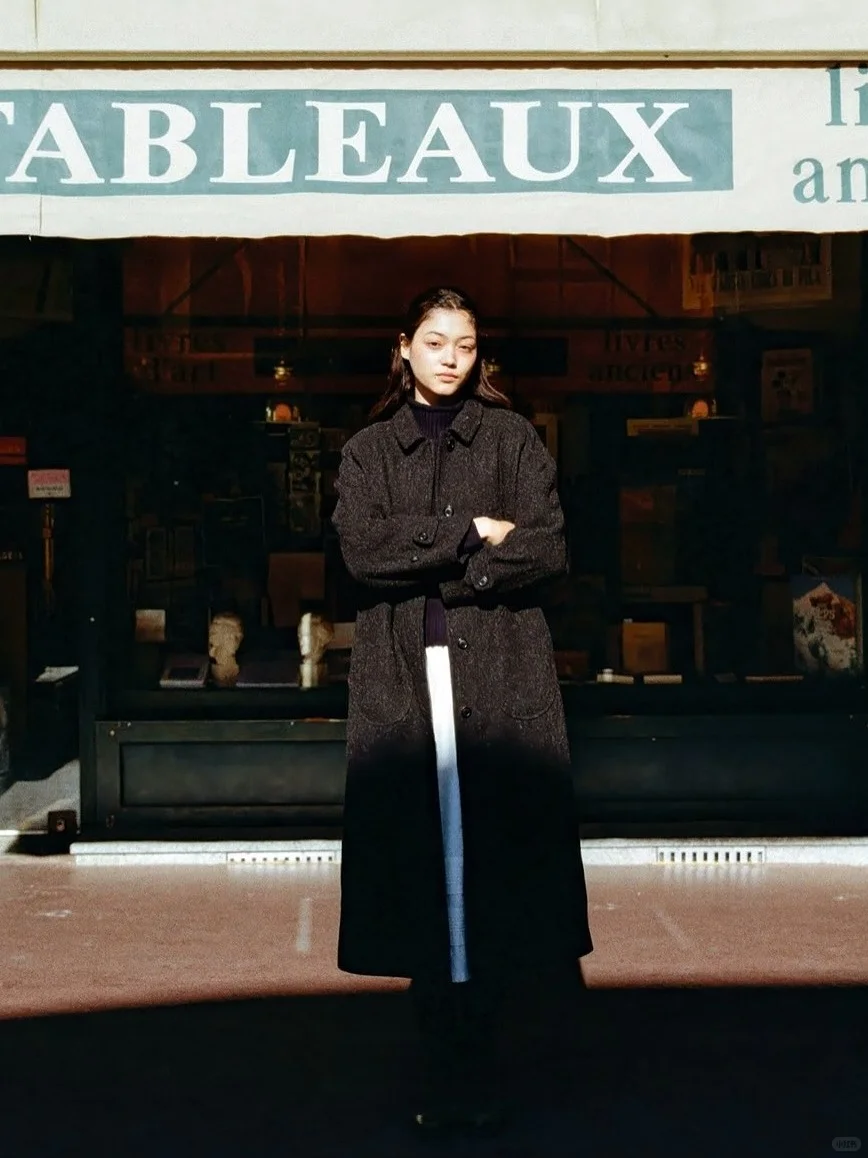 文艺范的法日混血模特美佳