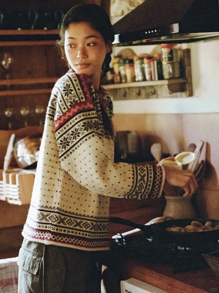 文艺范的法日混血模特美佳