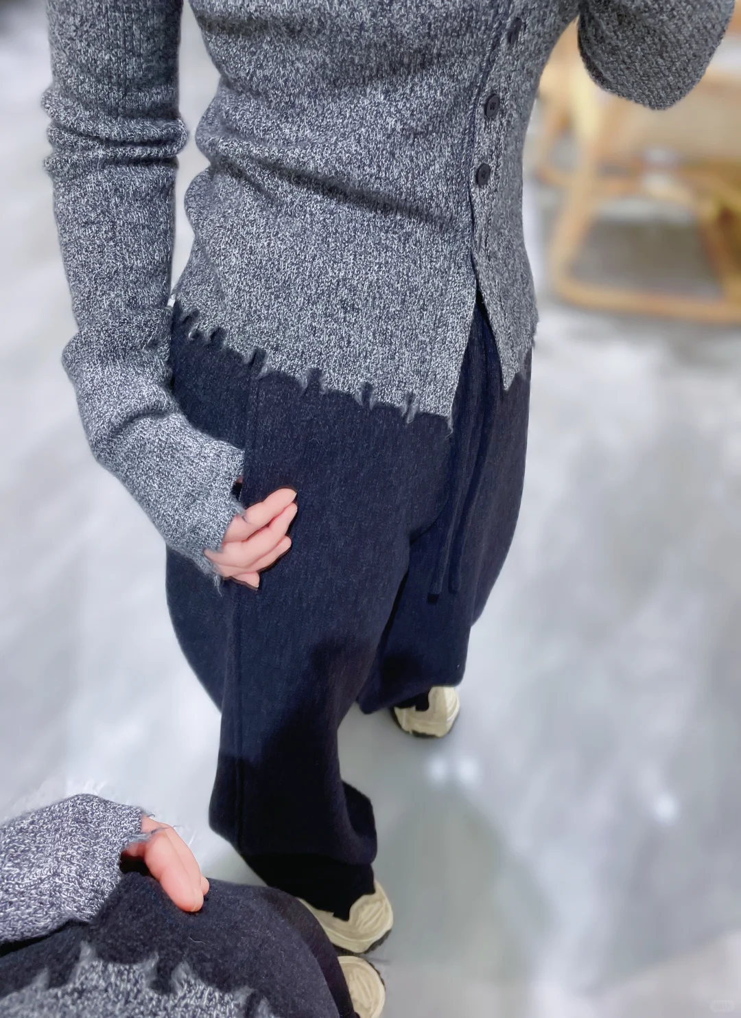 绒绒的“纯欲款”毛衣