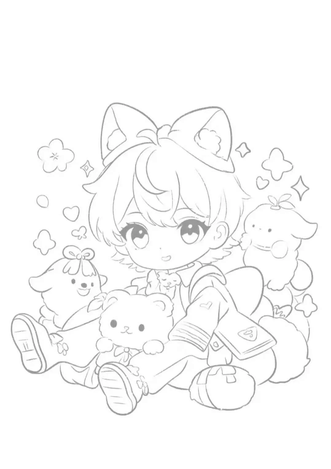 上班摸鱼就画线条画，解压，超好玩！