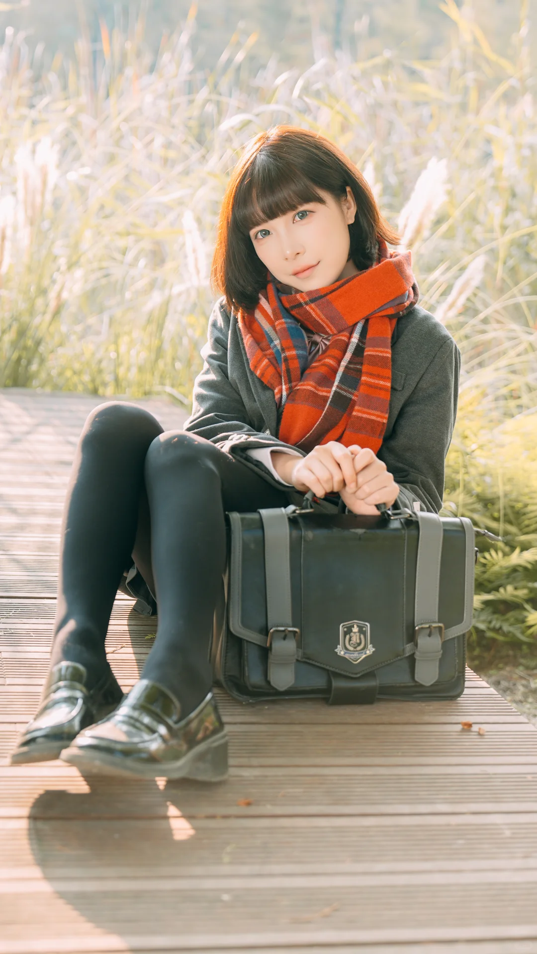 3个技巧拍爆秋日JK！公园秒变电影片场🎬