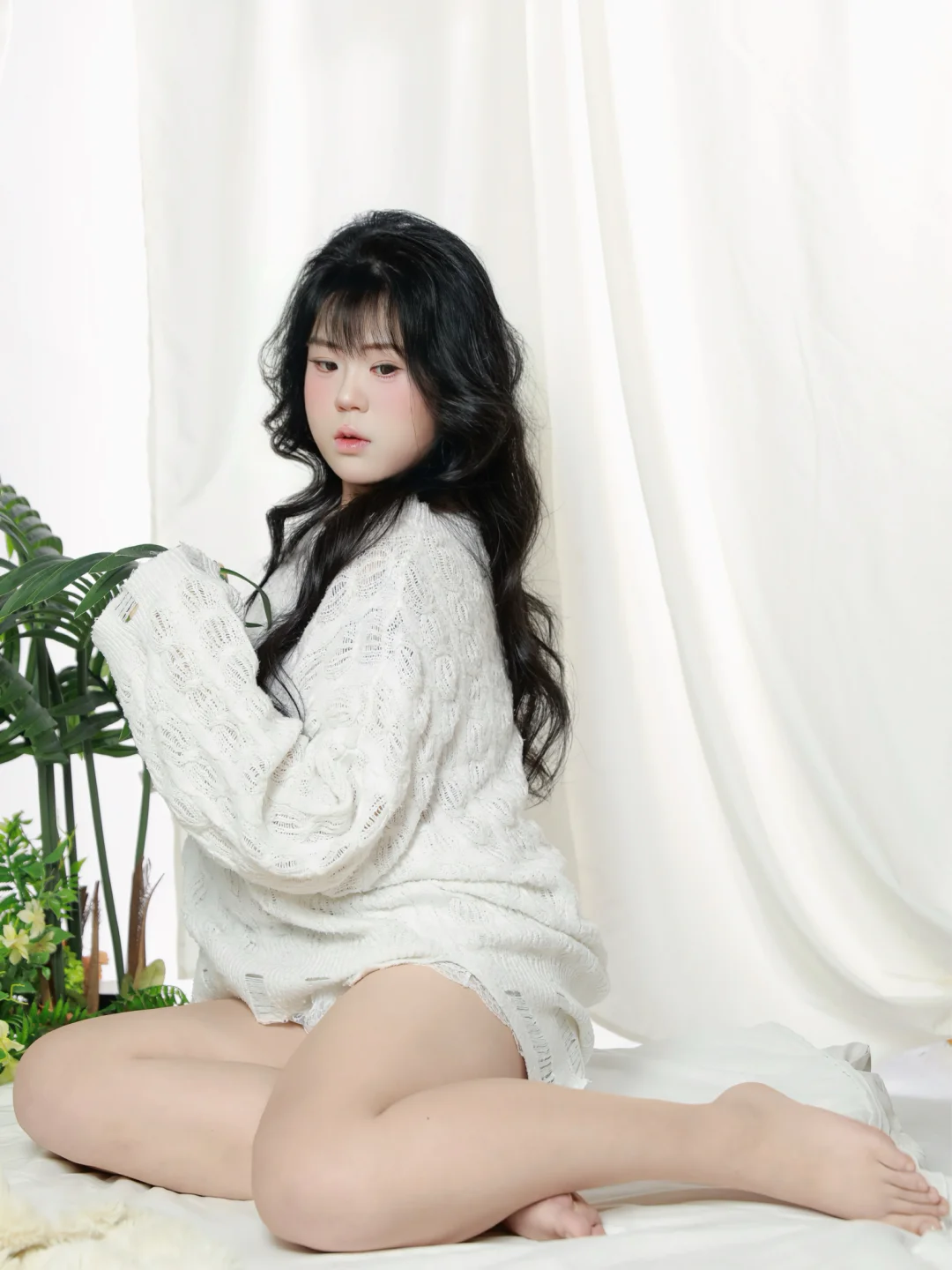 当150斤大码模特尝试纯欲风❗️