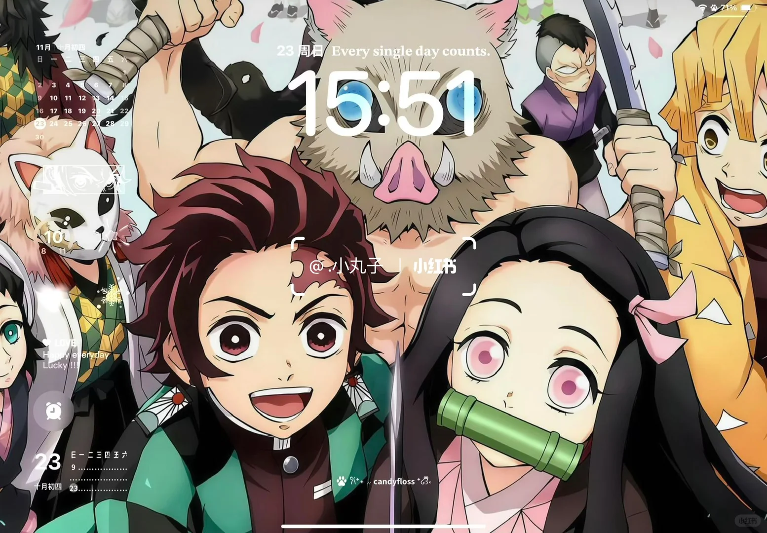 Share | 鬼灭iPad壁纸分享 11.23当刀光划破