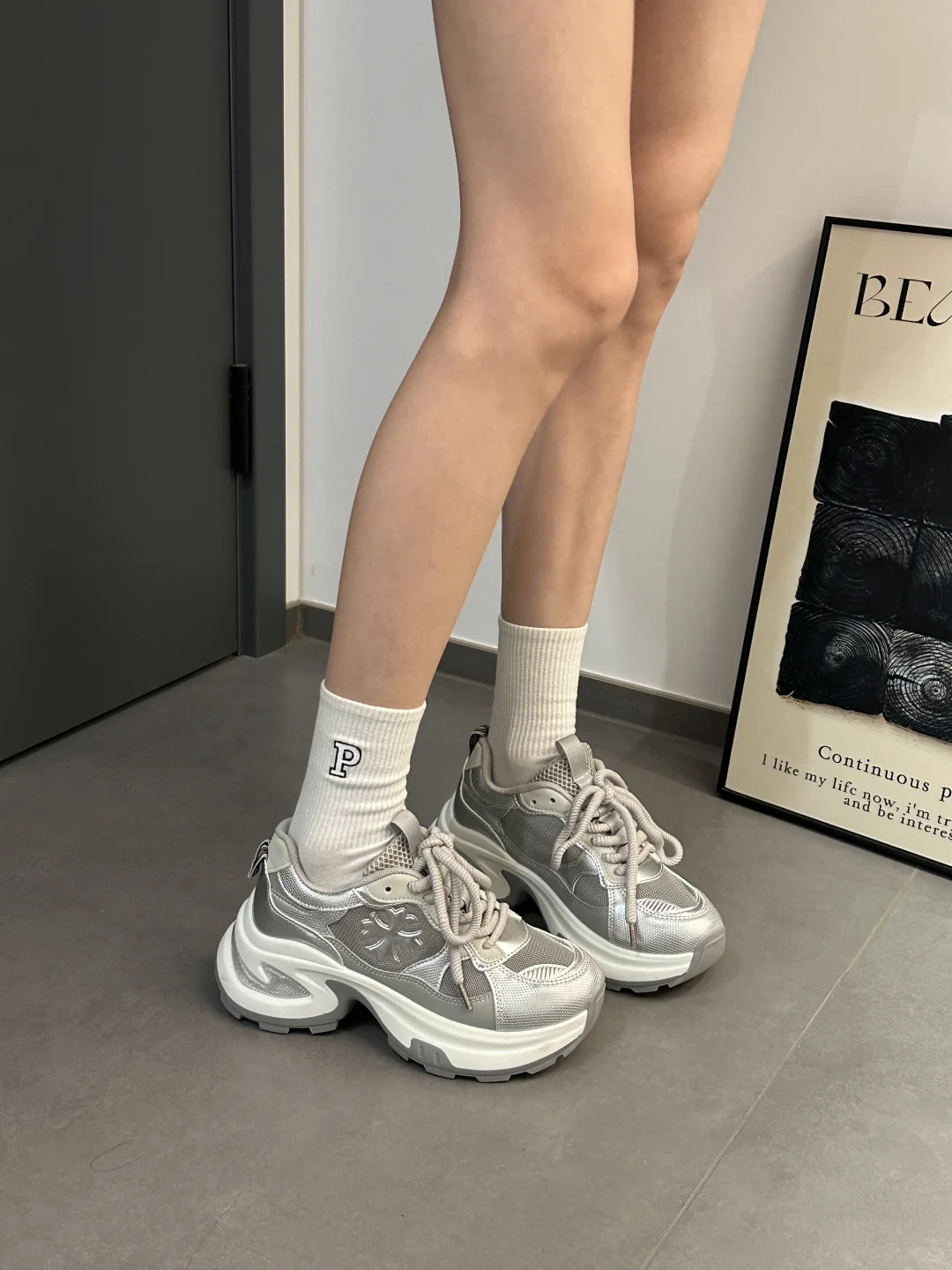 这双增高7cm的老爹鞋是谁还没有～便宜又好穿