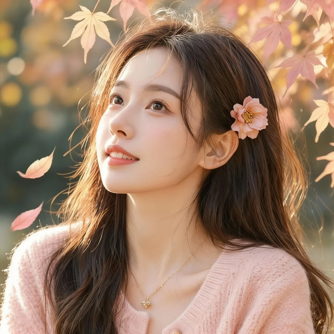 秋日粉色治愈系｜把温柔的秋意和笑意都藏进