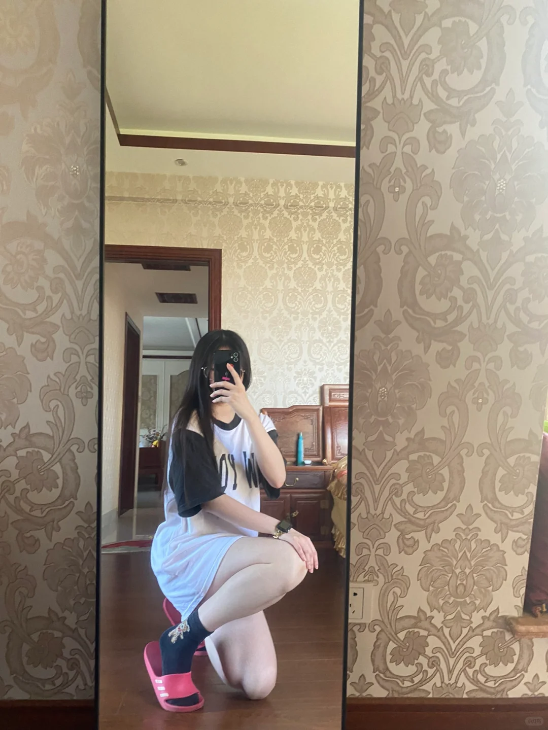 165 100 每天都觉得自己匀称的腿好美😛