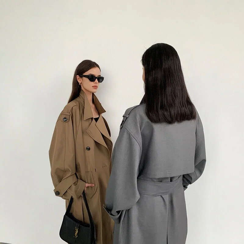 🎀卡其色风衣外套女2025秋季新款经典廓