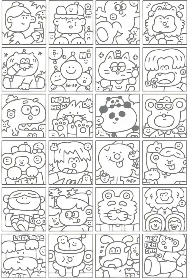 电子同事们，今天摸线条画的鱼了吗？！