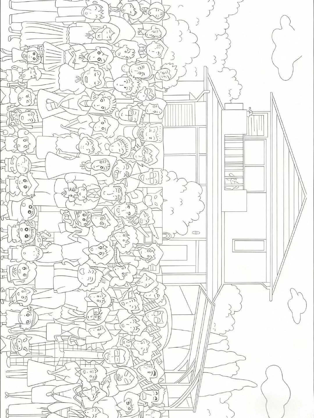 电子同事们🖨️摸鱼必备线条画（附电子版）