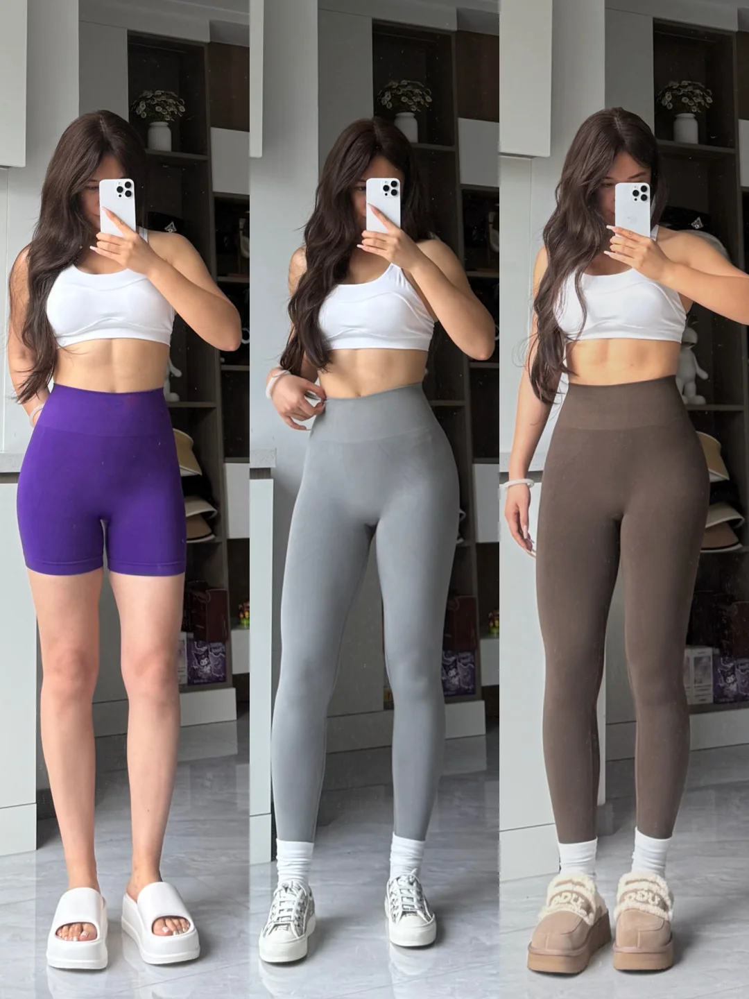 168/59 FRESOUGHT蜜桃裤/云朵裤上身试穿