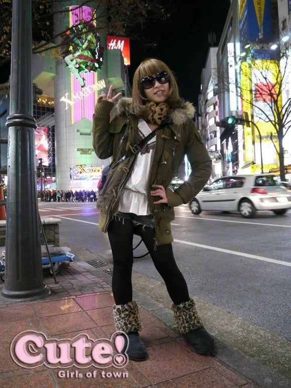 冬天做不了涩谷辣妹因为不能光腿