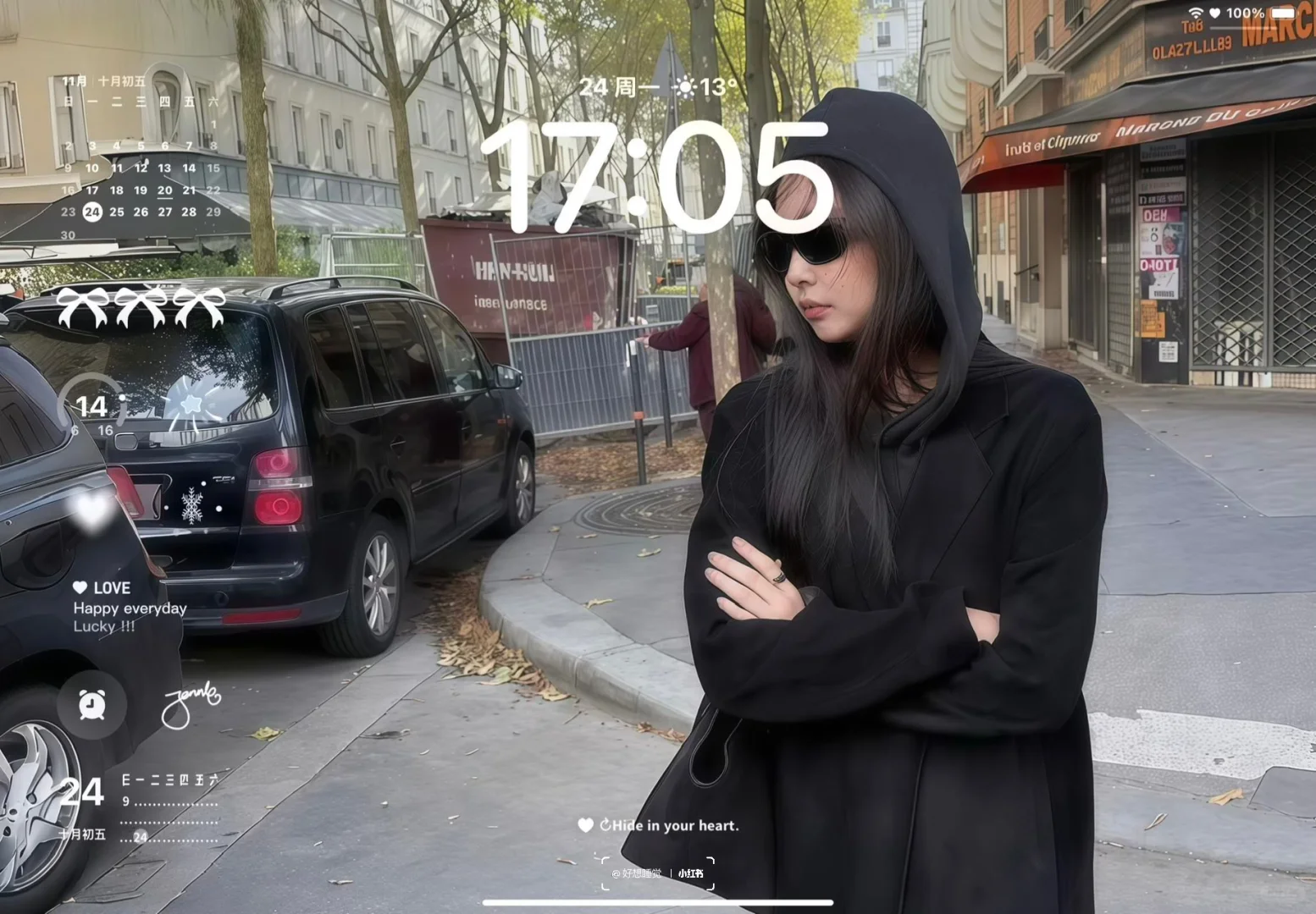 𝐒𝐡𝐚𝐫𝐞 ·Jennie超酷横屏壁纸🤍🖤❤️