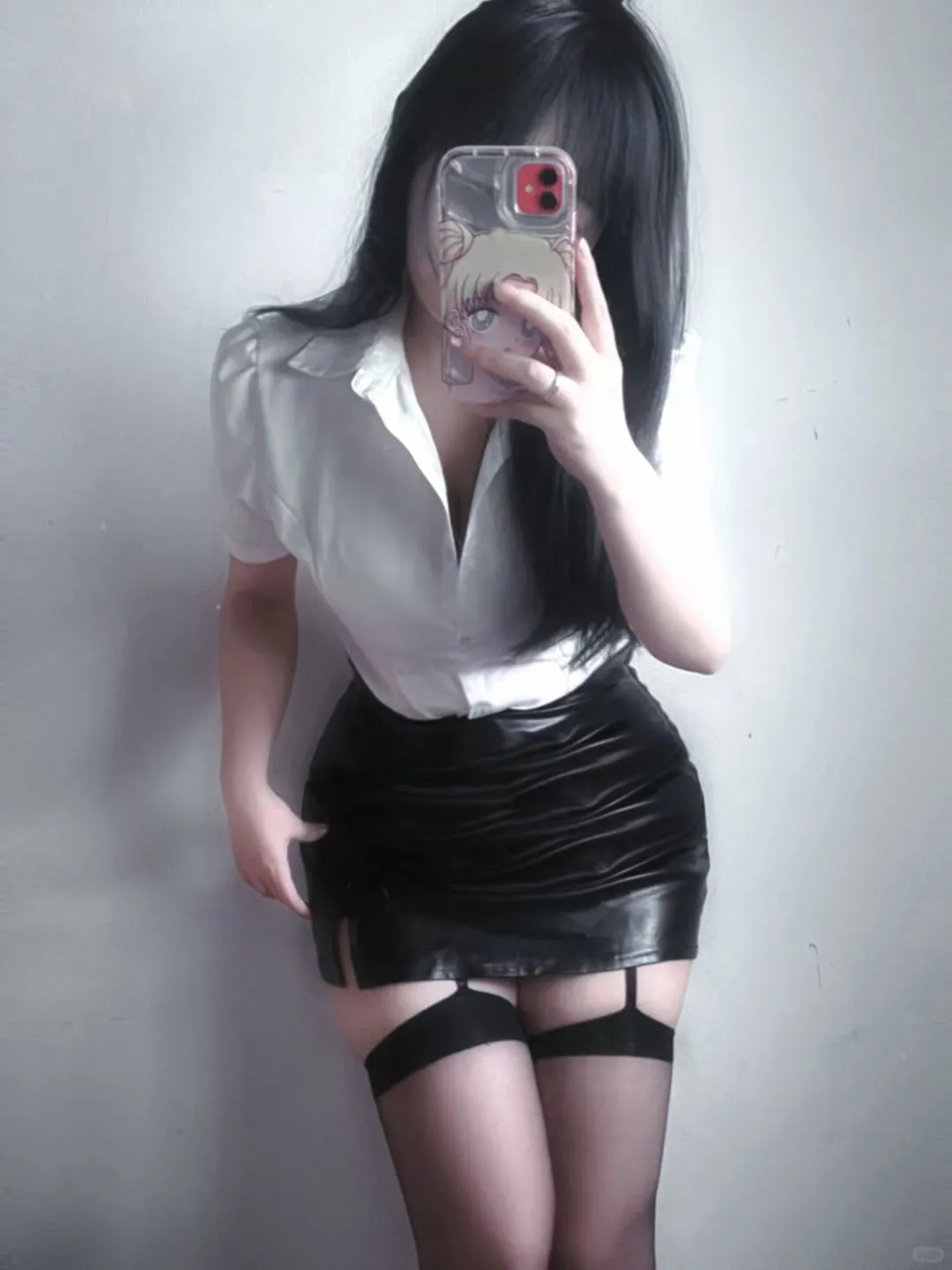 肉肉女孩的皮裤裙来啦！