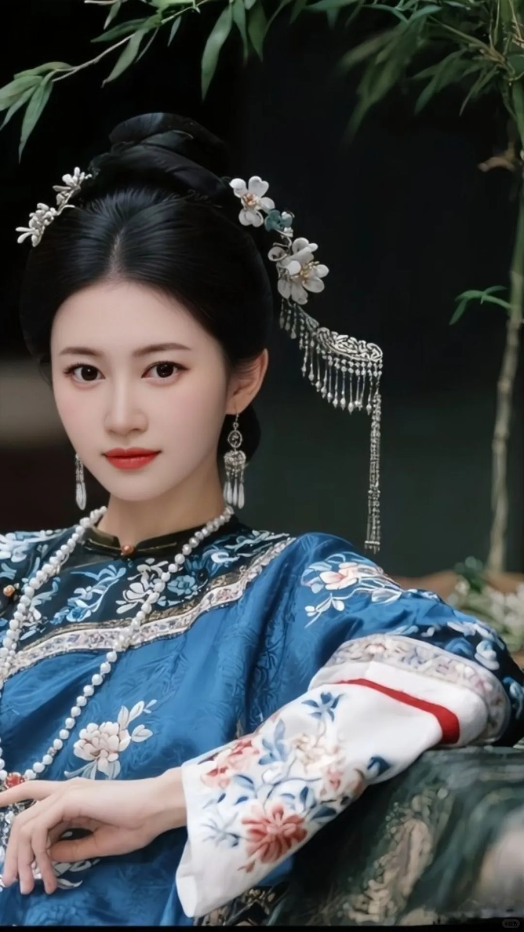 清冷的女生，抖音眨眼融合