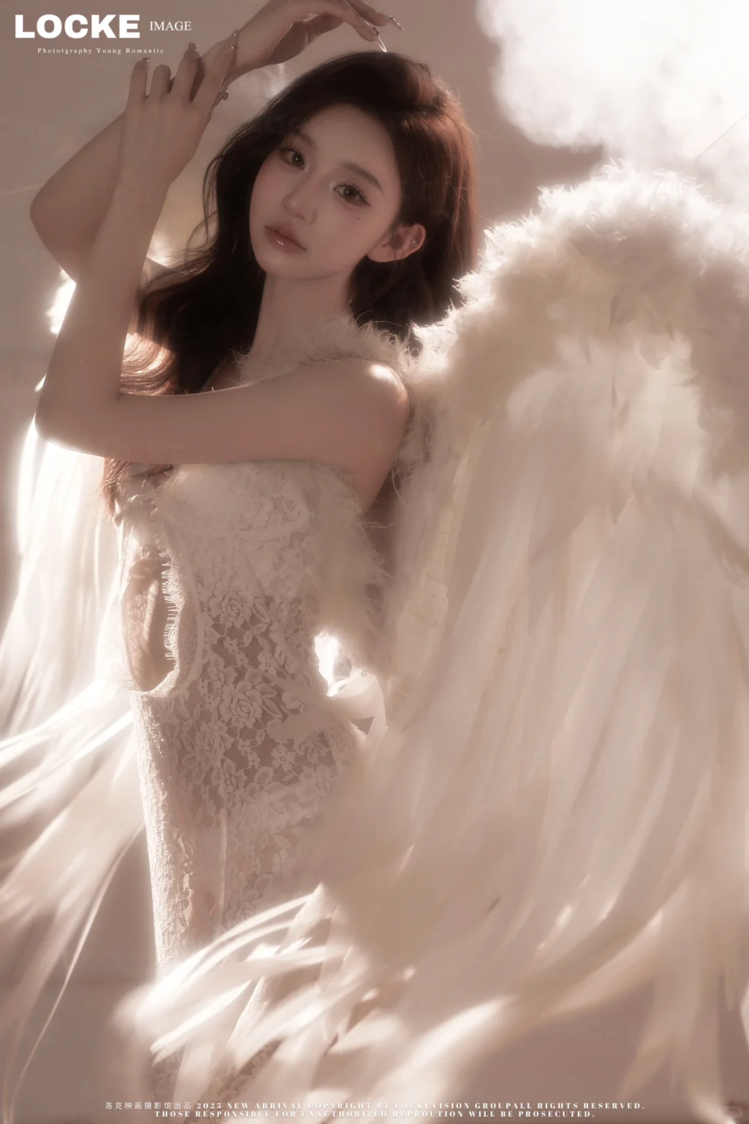 被天使翅膀吸引💓😍