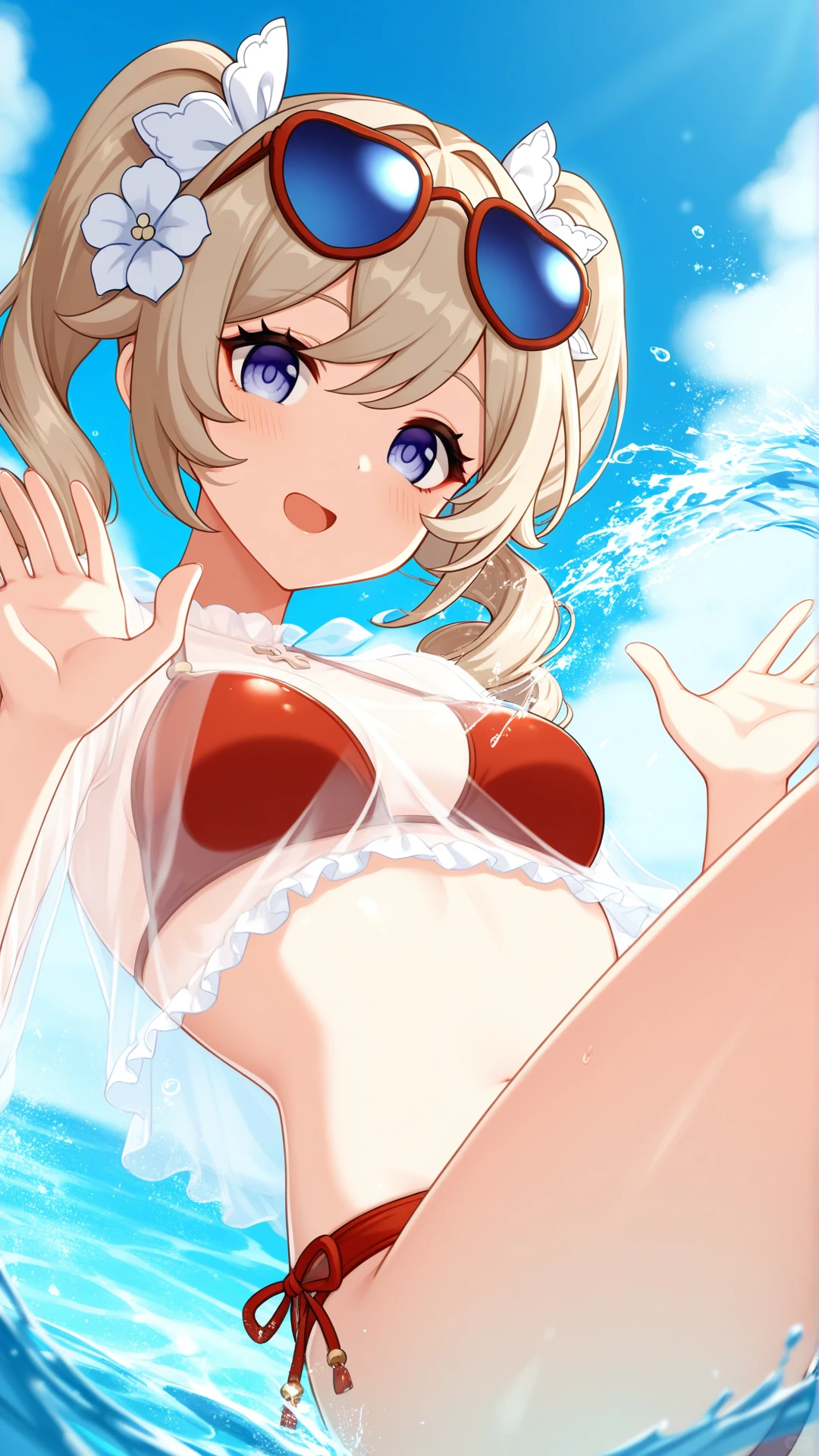 【原神同人】芭芭拉的绝美泳装