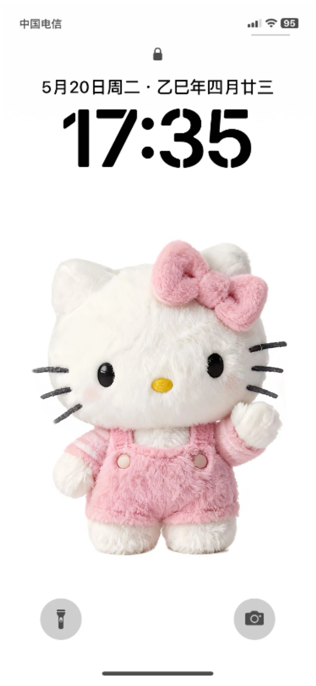 壁纸｜毛茸茸的Kitty酱好可爱呀～