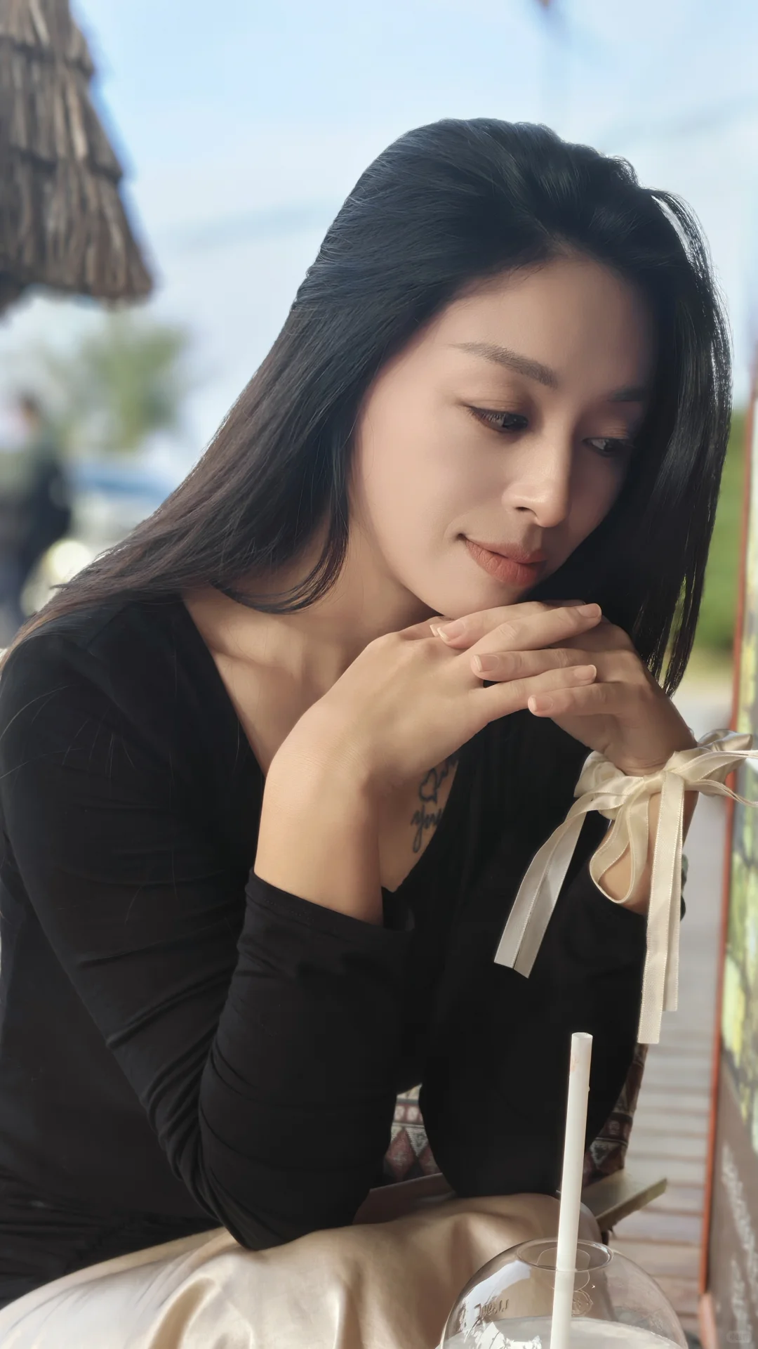 吹到她的风里，都带着春天的味道🌸