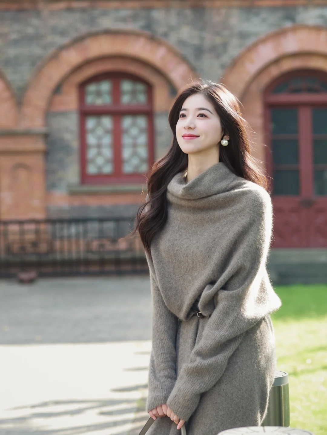 一件毛衣裙的柔暖