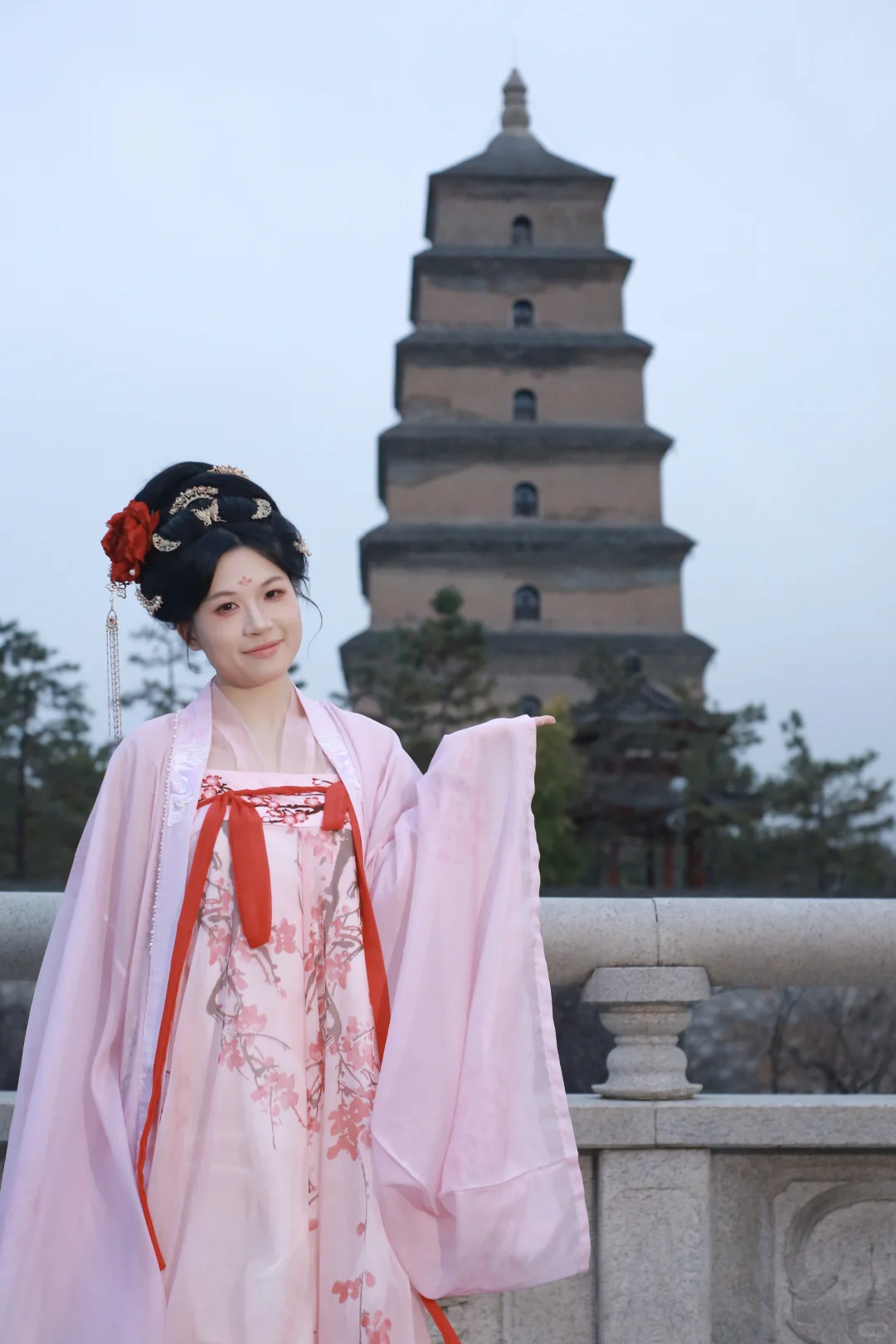 西安约拍 大雁塔美丽客片分享